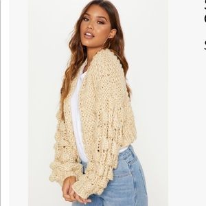Pretty Little Thing Bubble sleeve Cardi 😻